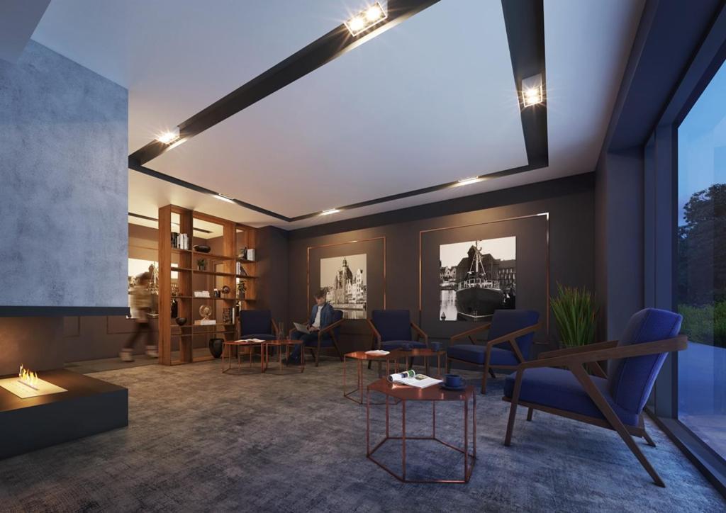 Apartament Nadmotlawie Estate Black 格但斯克 外观 照片